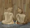 Product image 4 of the product “2 set buddha relax made from suar wood, 40cm Height ”